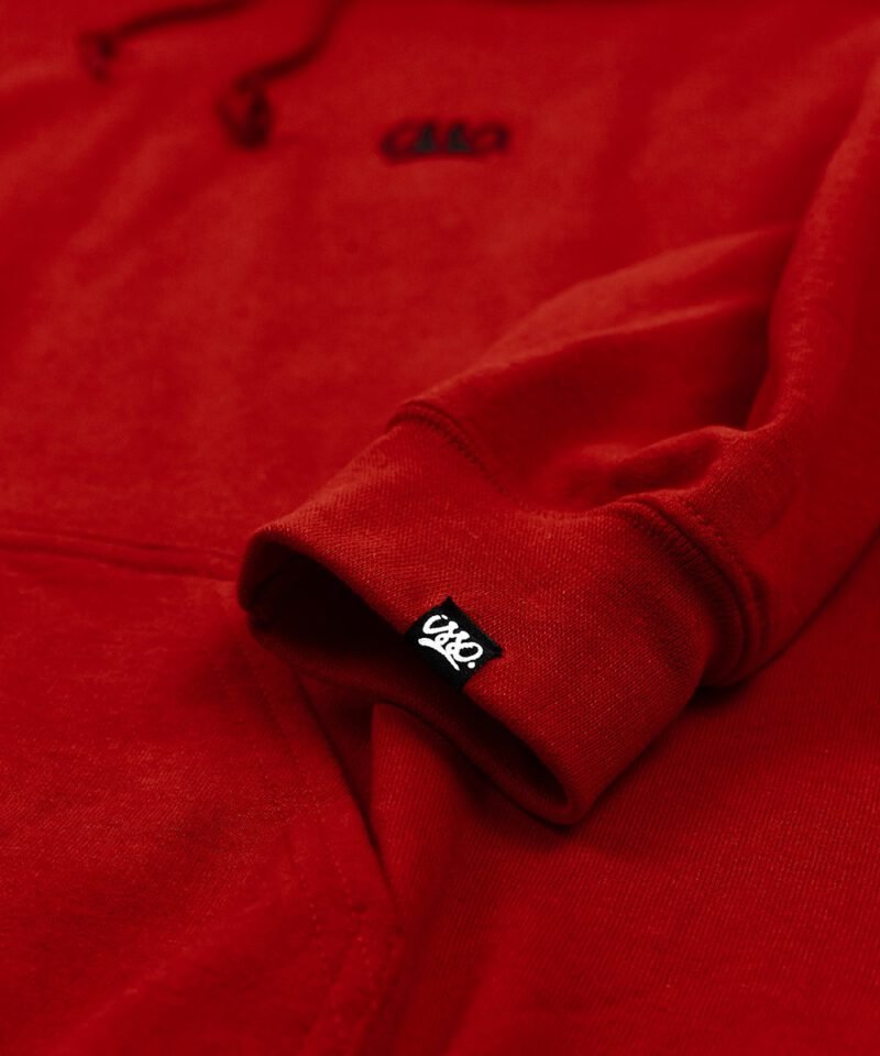isso hoodie essential red